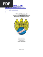 Download Contoh Makalah Interpersonal Skill by Keren Margaretta Esmeralda SN362086810 doc pdf