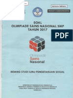SOAL OSN IPS SMP Tingkat Kabupaten 2017 (Httpfolderosn - Blogspot.co - Id) PDF