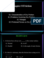 Chapter8 Friction Sections 8 1 - 8 2