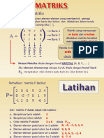 MATRIKS Perkenalan