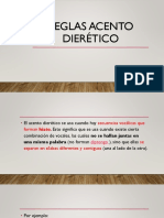 Reglas Acento Dierético