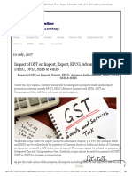 Impact of GST on Import, Export, EPCG, Advance Authorisation, DEEC, DFIA, SEIS & MEIS _ Charteredonline.pdf