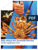 2018 Apollo Bay Seafood Festival - Vendor Information Pack