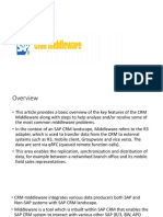 SAP CRM Middleware