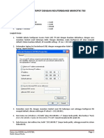 Membuat Hotspot Dengan Routerboard Mikrotik 750 PDF