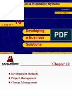 Developing E-Business Solutions: Introduction To Information Systems