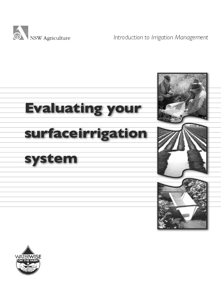 Surface Irrigation Notes PDF PDF Irrigation Litre