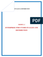 Modul 2. Enterprise Structures in Sales and Distribution