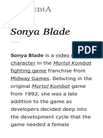 Sonya Blade: Mortal Kombat Character Guide