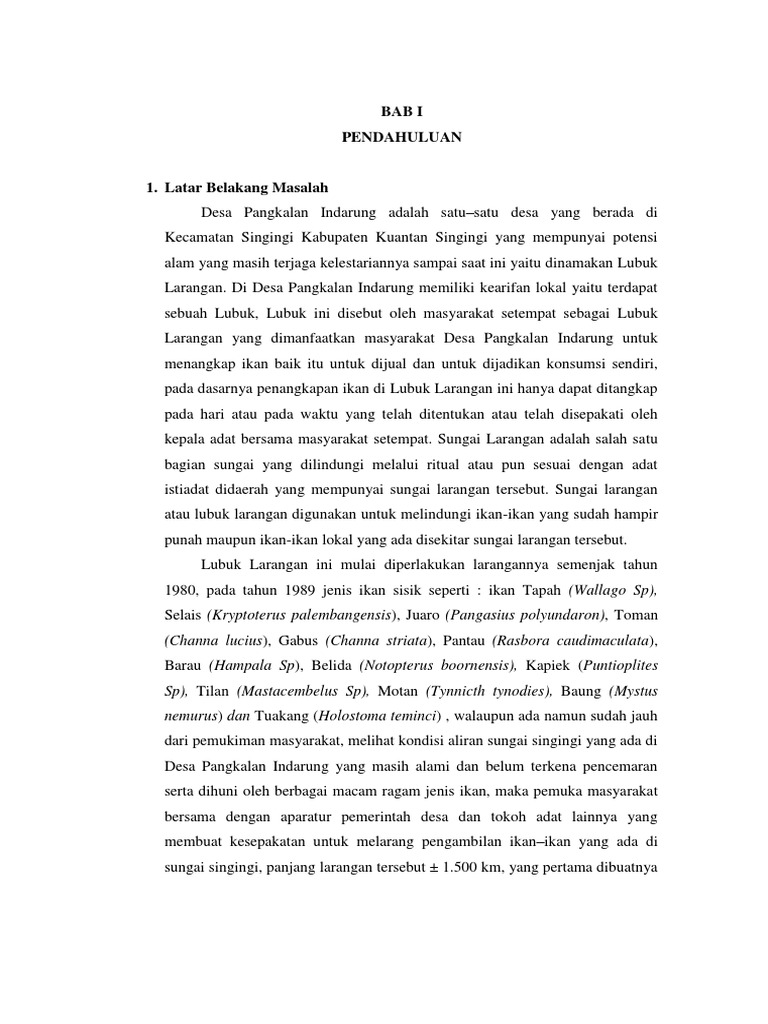 Makalah Kearifan Lokal