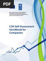 CSR Self Assesment UNDP