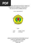 Download Dampak Sosial Ekonomi Masyarakat Terhadap Pembangunan Pariwisata Pantai Kuta by Sanusi Ahmad SN362129189 doc pdf