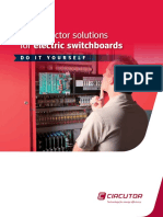 Power factor solutions for electric switchboards