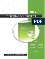 Tutorial Ms Project