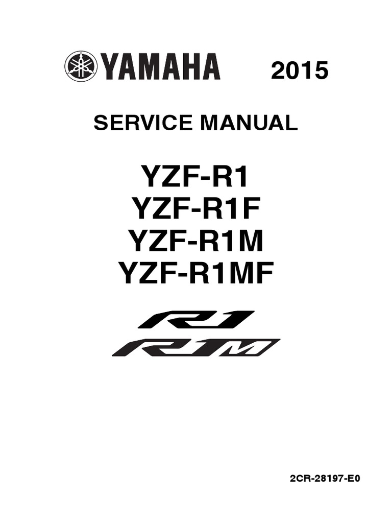2015-2017 Service Manual yzf-r1 | Acelerador | Inyección de combustible