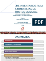 Política de Inventarios para Los Minoristas de Productos Definitiva.