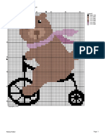 Bear On A Bike Color Blocks