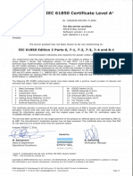 1MRG022271 en IEC 61850 Ed2 Level a Conformance Certificate 650 670 Series v.2.1