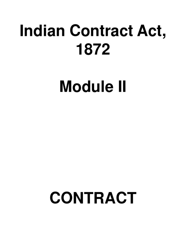 Indian Contract Act 1872 PDF Guarantee Law Of Agency