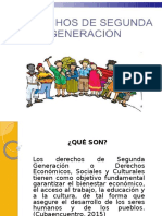 Derechos de Segunda Generacian Diapositivas