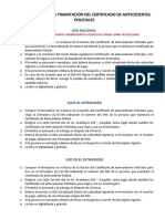 Dircri Requisitos para Tramitar Certific Antec Polic CERAPS PDF