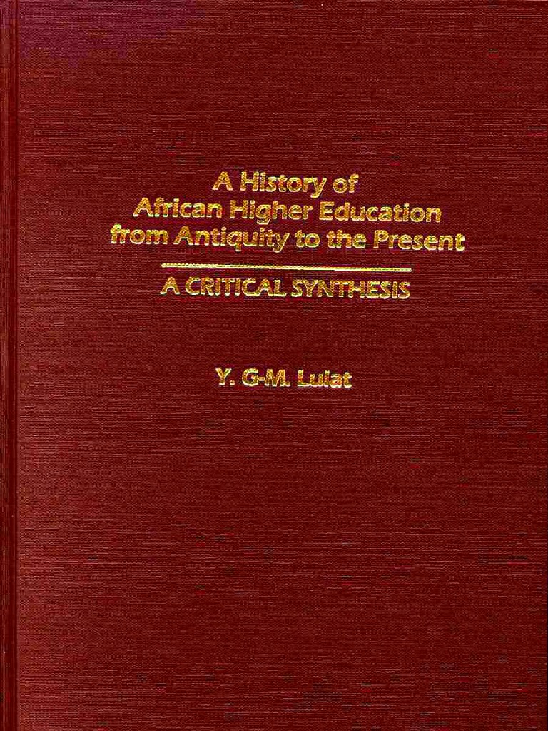 African Higher Education History | PDF | Colonialism | Imperialism