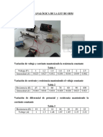 Comprobacion... Ley de OHM