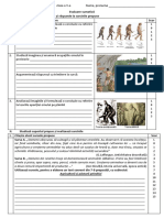 Evaluare CL.V Preistoria