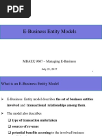 E-Business Entity Models (2)