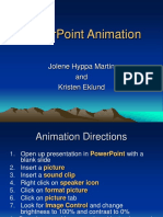 PowerPoint Animation Instructions