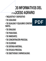 Principios Informativos Del Proceso Agrario Exposicion