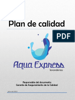 Plan de Calidad Aqua Express