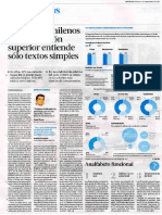 65% de Los Chilenos Con Educacion Superioor Solo Entiende Textos Simples PDF