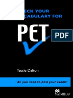 Check Your Vocabulary For PET - All You Nee - Tessie Dalton