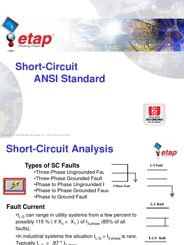 Short Circuit ANSI Standard | PDF | Electric Generator | Electric Power ...