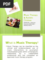 Presentation for Music Therapy Course