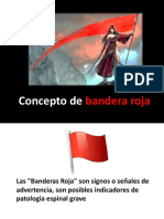 Concepto de Bandera Roja