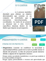 Presupuestos, Proyectos y Costos