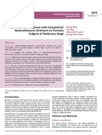 New Treatment Regimen With Calcipotriolbetamethasone Ointment On Psoriasis Vulgaris of Stationary Stage