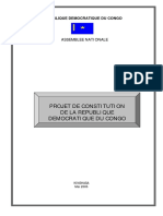 Projet de Constitutions