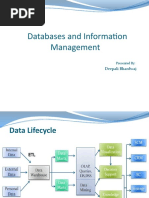 Databases and Information Management: Deepali Bhardwaj