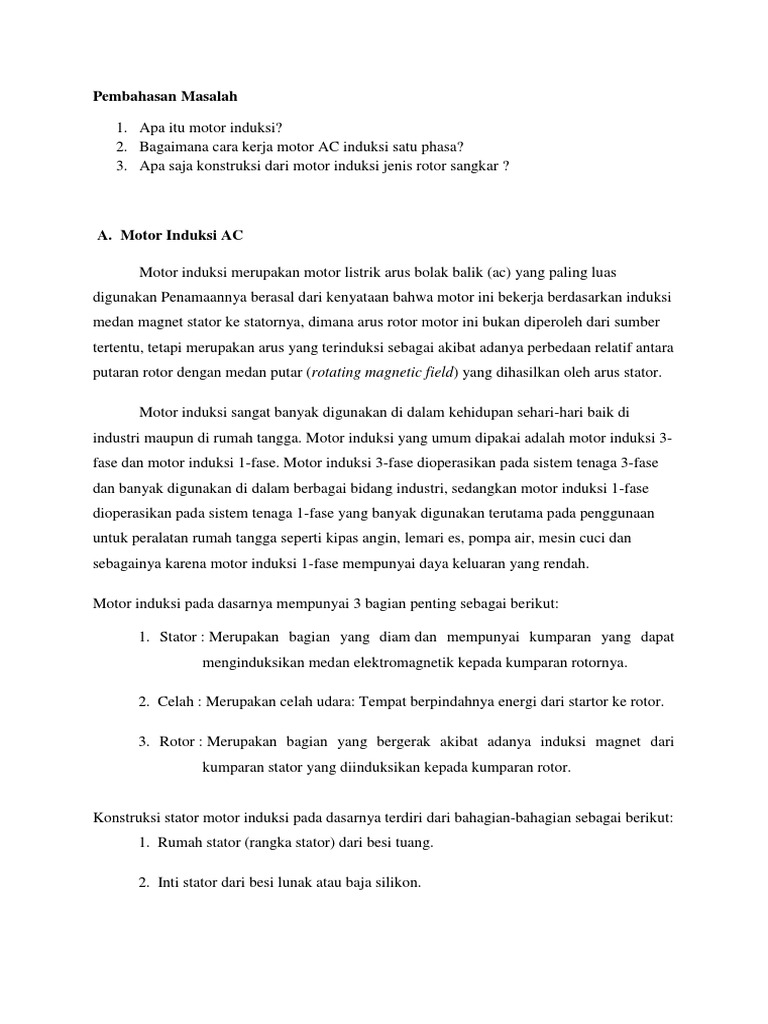  Apa  Itu  Motor  Induksi