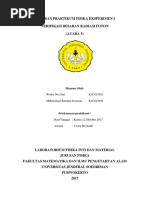 Download Laporan Praktikum Fisika Eksperimen i by wulan SN362172108 doc pdf