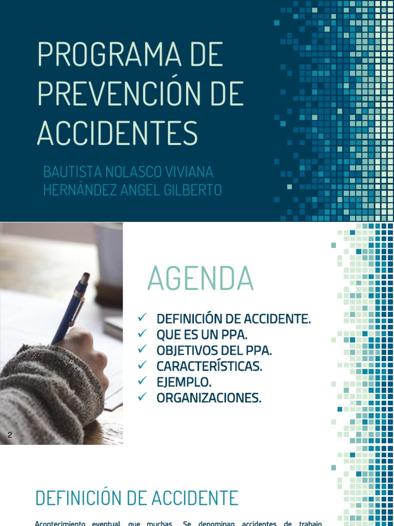 Programa de Prevención de Accidentes Derecho laboral