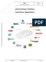 PSI5 Technical Specification for Automotive Sensor Interface