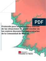 Acoso Escolar Protocolo para Corrección y Sanción SIE - 12 PDF