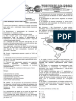 Geografia - Pré-Vestibular Impacto - Formação Histórico Territorial Brasileira - Exercícios III
