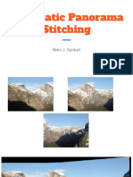 Automatic Panorama Stitching