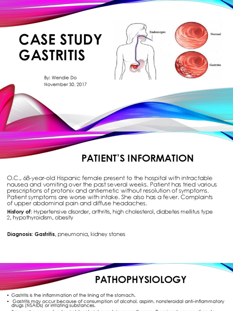 case study acute gastritis