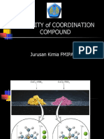 Stability of Coordination Compound